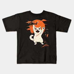 Catzilla Cat Cuteness Overload Kids T-Shirt